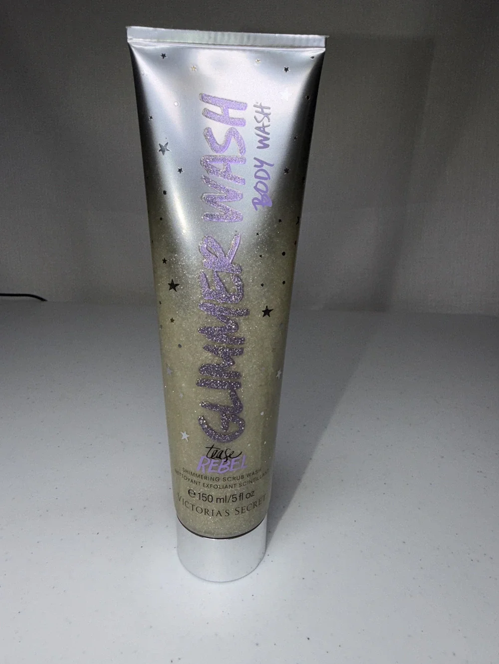 Victoria's Secret Glimer Wash Tease Rebel Body Wash 5 fl oz New
